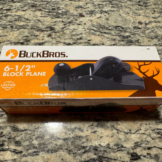 Buck Bros. 6-1/2 in. Block Plane – woodworking tool