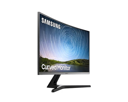 Close-up Side View of Samsung 32-inch curved monitor 