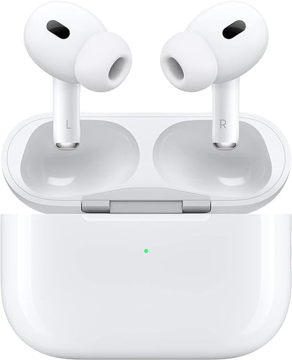 Apple AirPods Pro (2nd Generation) in their MagSafe charging case, highlighting its compact size