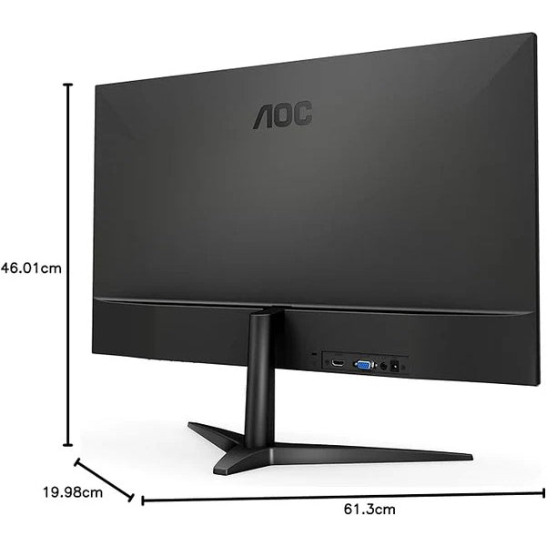 Image showing the HDMI and VGA ports on the back of the AOC 27B1H monitor