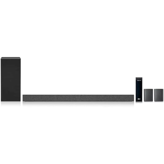 LG SP7R Sound Bar with wireless rear speakers setup