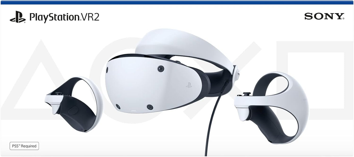 Close-up of the PlayStation VR2 headset Retail Box